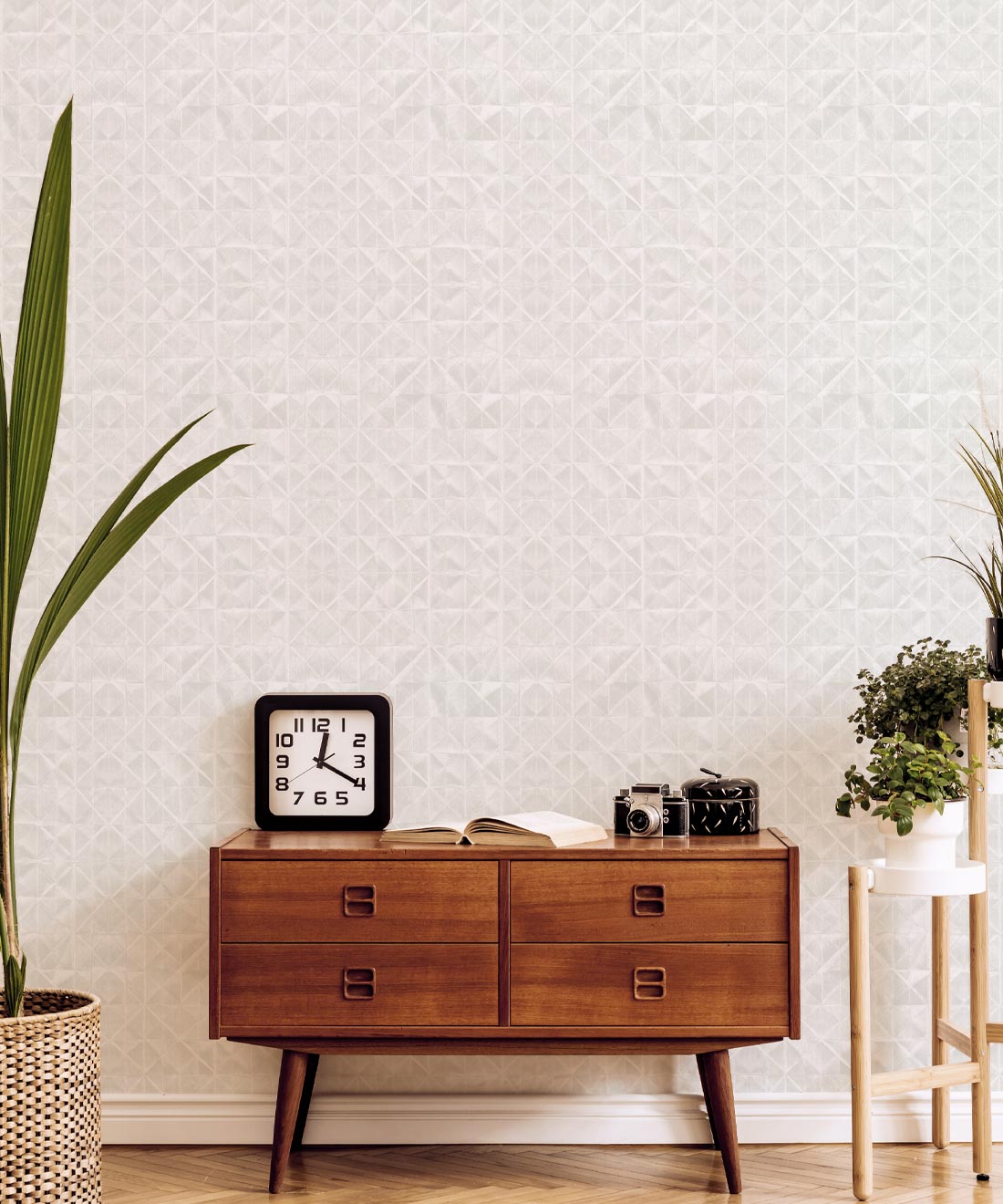 Fold Wallpaper, White