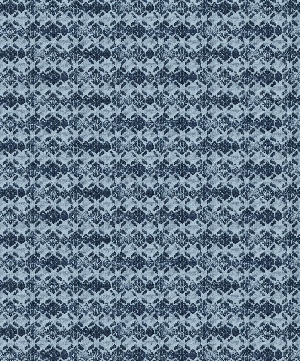 Shibori Ikat Wallpaper, Indigo