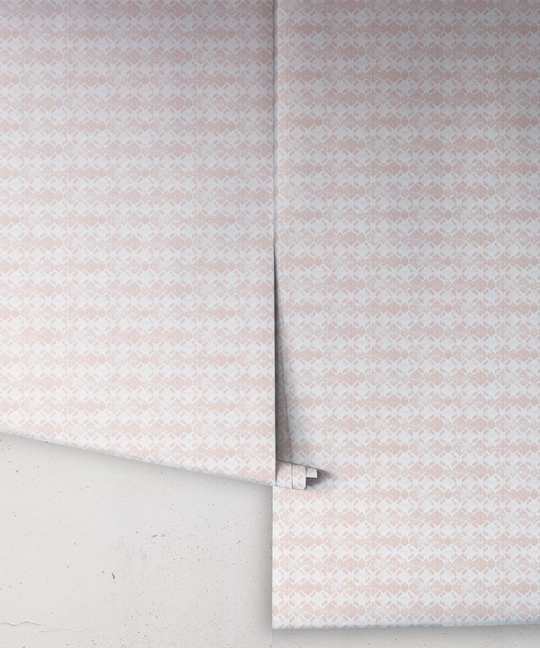 Shibori Ikat Wallpaper, Peach