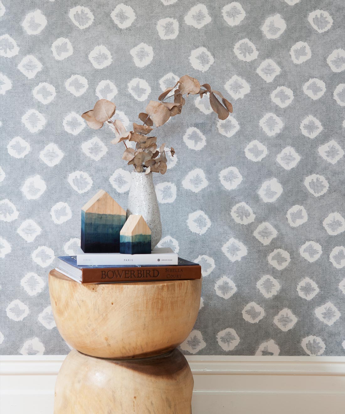 Kanoko Wallpaper, Gray