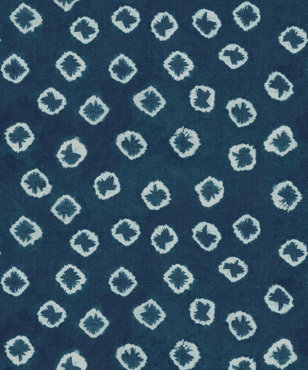 Kanoko Wallpaper, Indigo