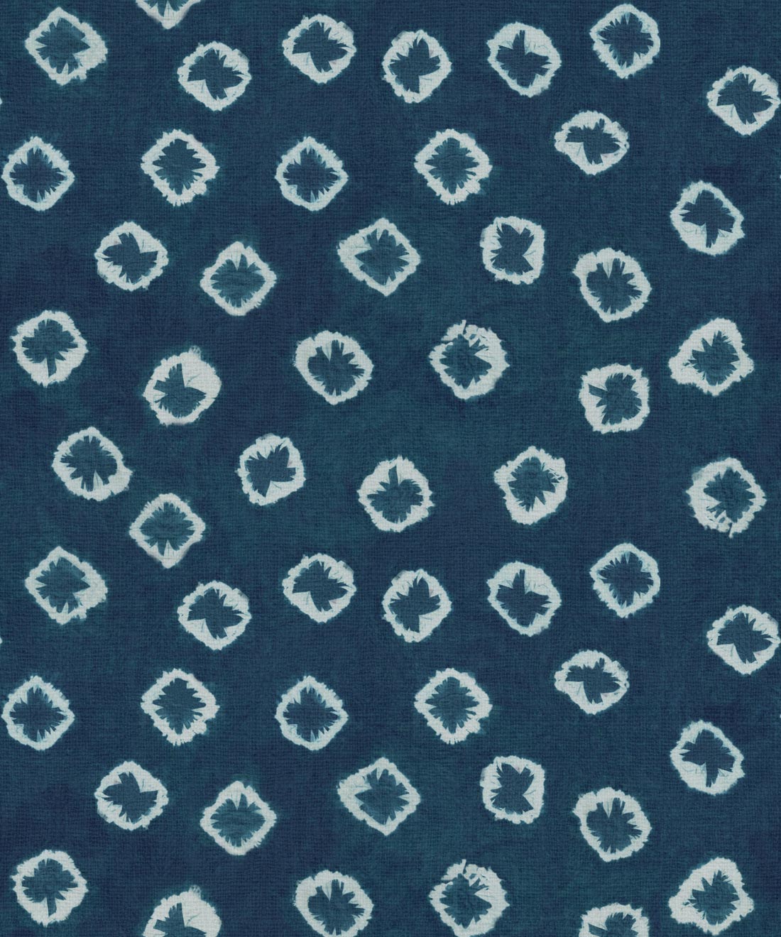 Kanoko Wallpaper, Indigo