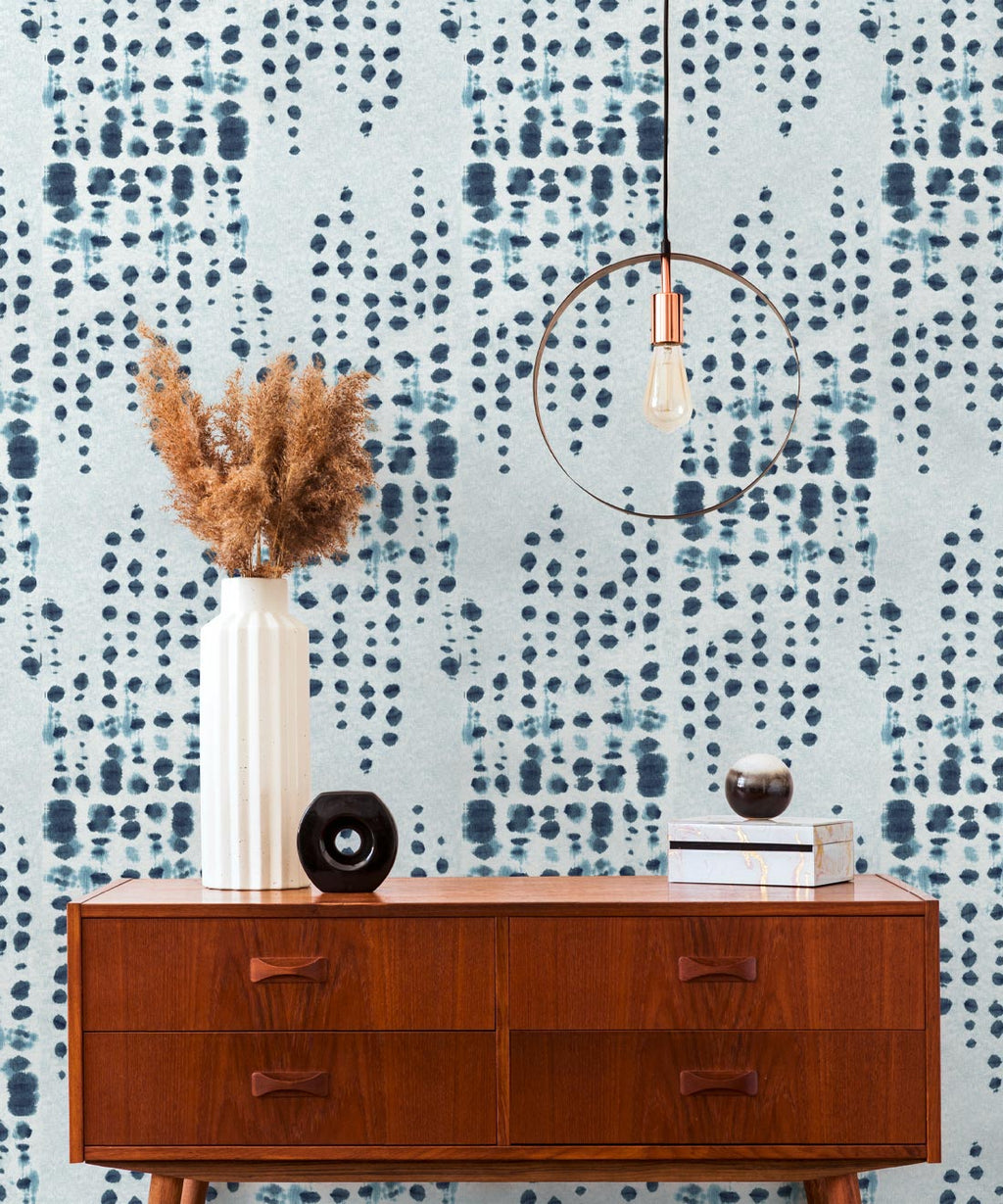 Love Note Wallpaper, Indigo