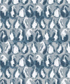 Shibori Paisley Wallpaper, Indigo