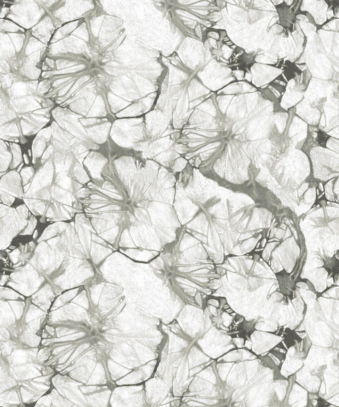 Poppy Wallpaper, Silver