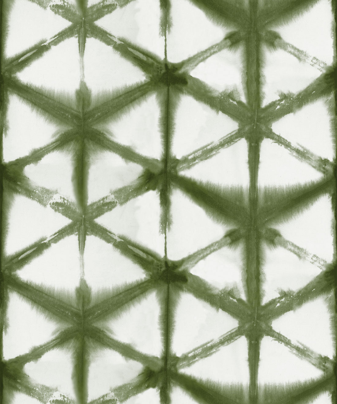 Shibori Star Wallpaper, Olive