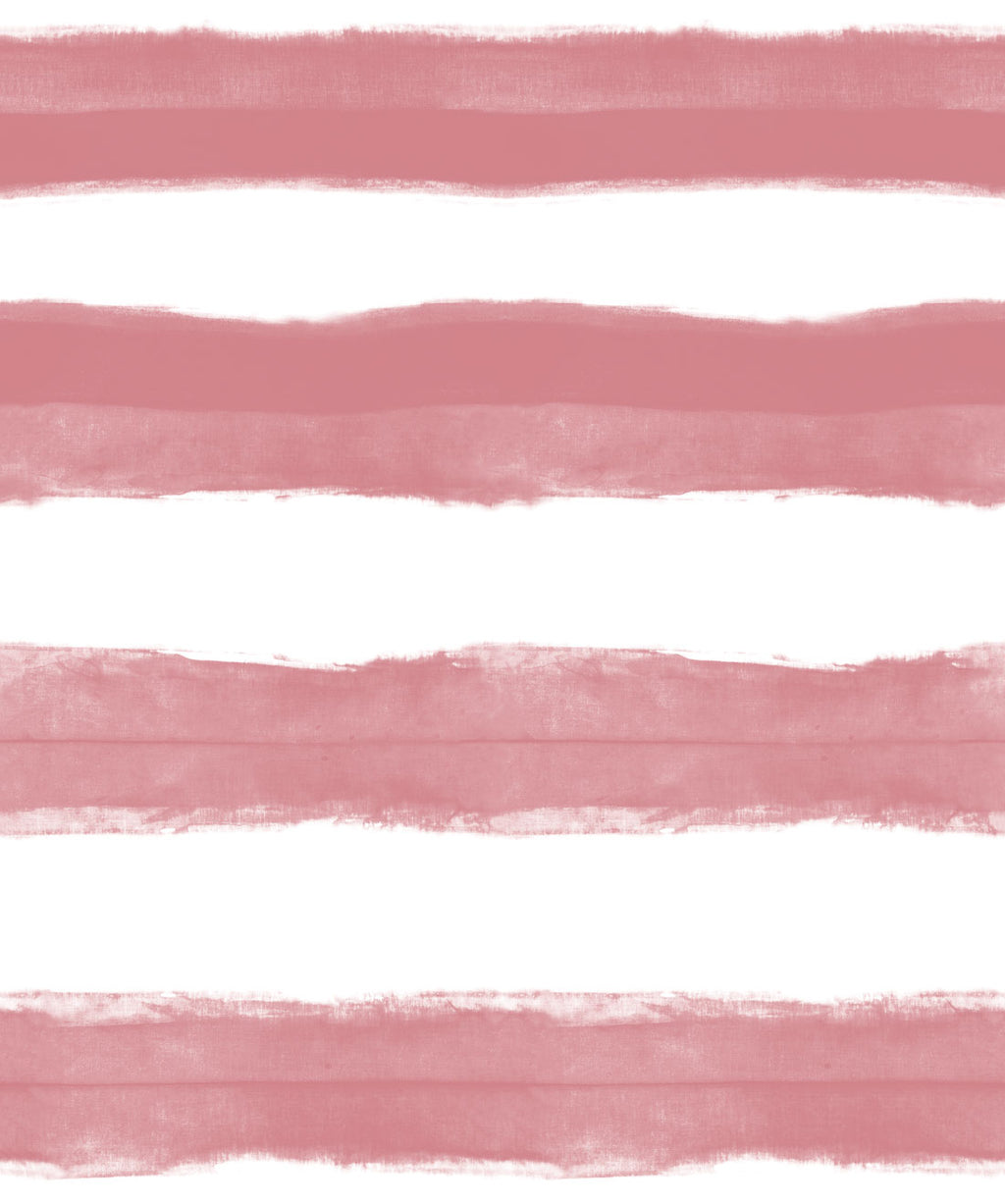 Shibori Stripe Wallpaper, Lipstick