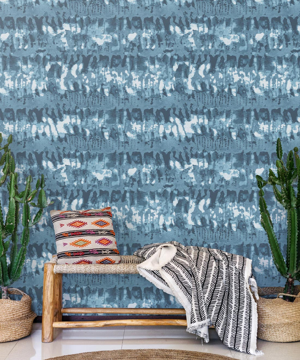 Tae Wallpaper, Indigo