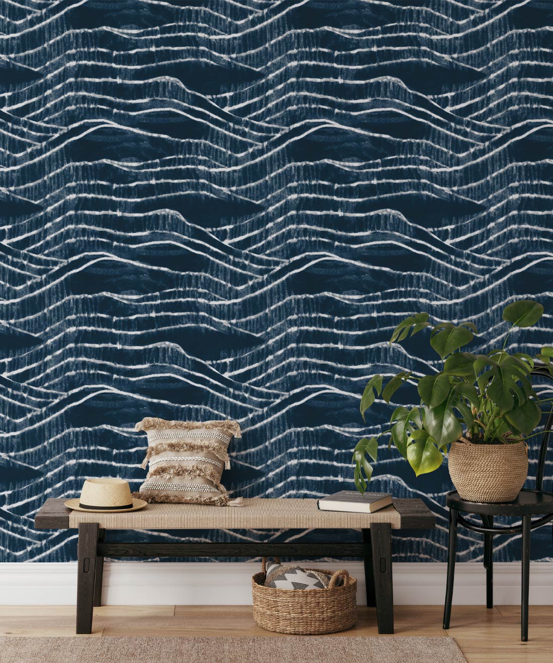 Vista Wallpaper, Indigo Reversed