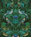 Birdlife Wallpaper, Green
