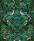 Birdlife Wallpaper, Green