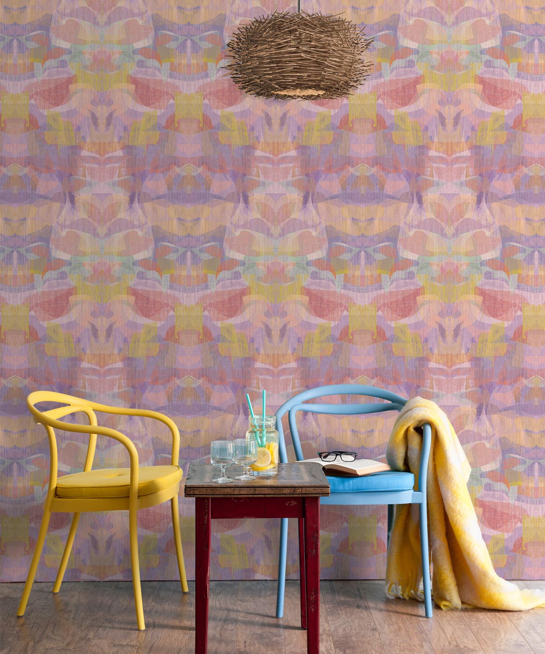 Camoufleur Mural, Tangerine