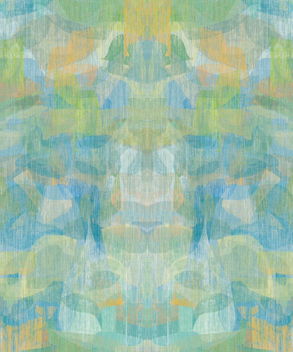 Camoufleur Mural, Turquoise
