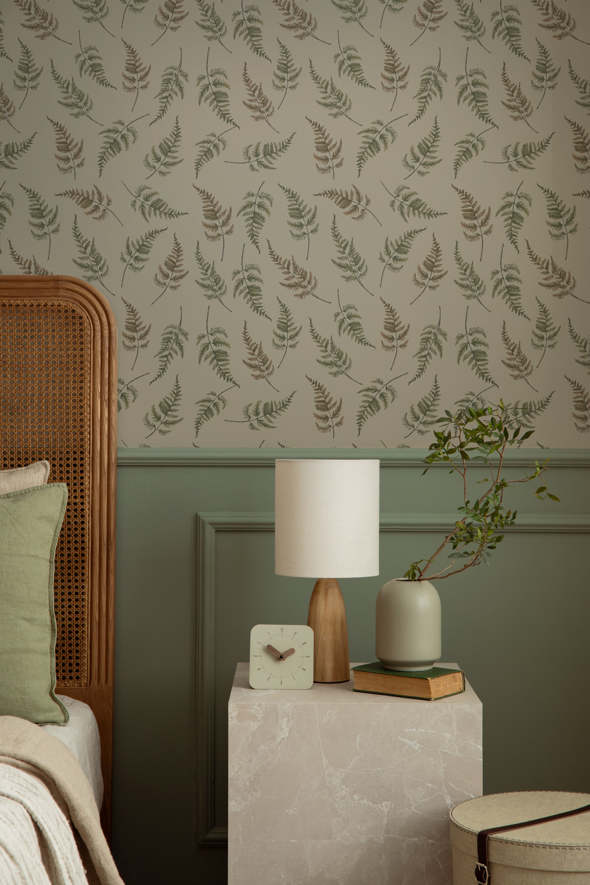 Falling Ferns - Soft Beige