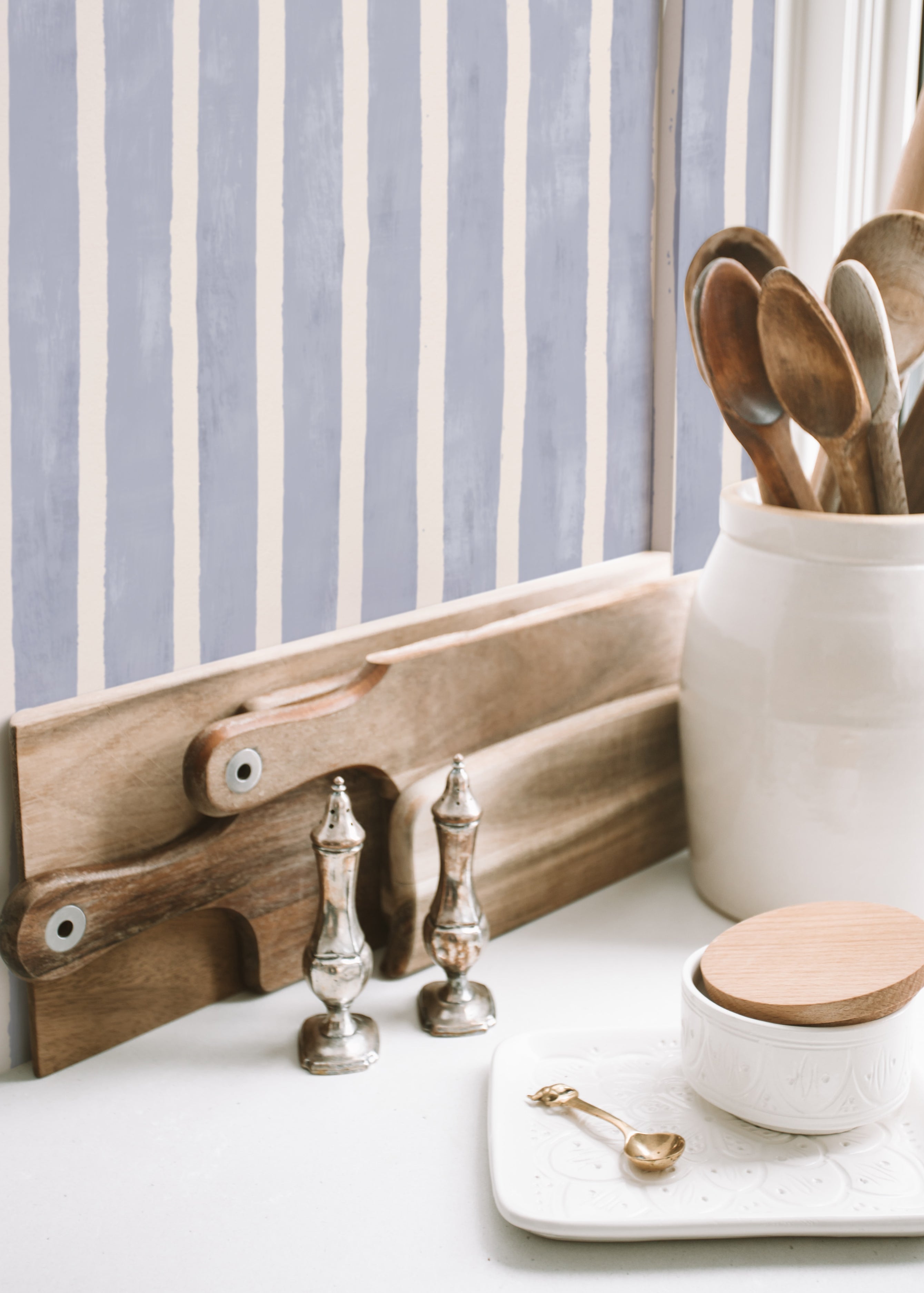 Atelier Stripe, Brush - Sky