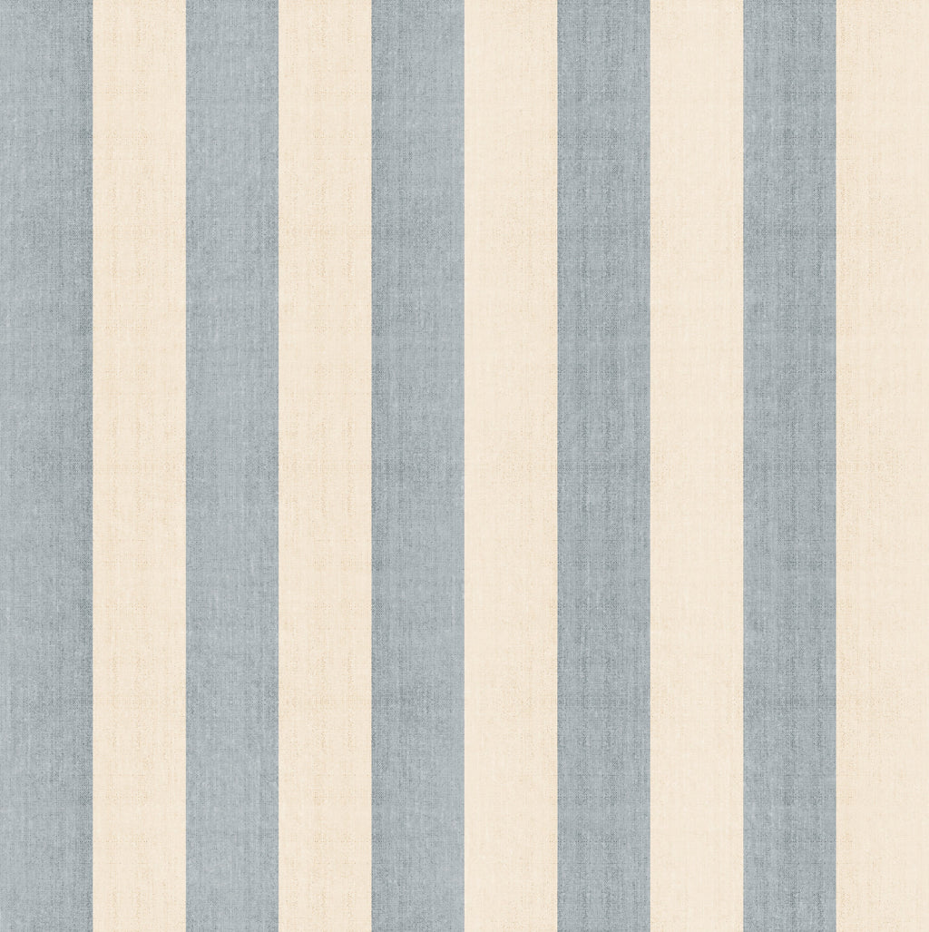 Linen Stripes, Blue