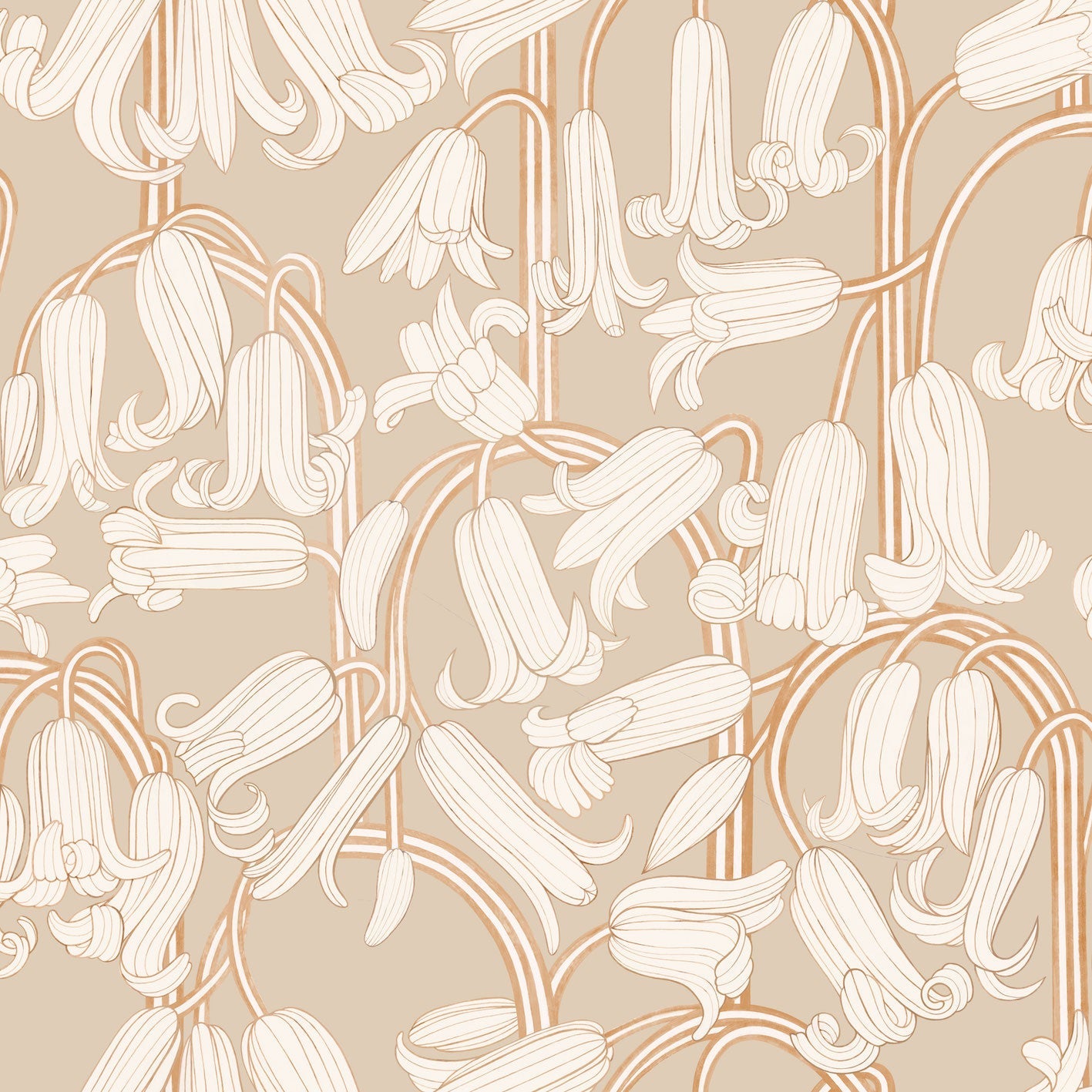 Bluebells - Brown