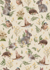 Birds & Bunnies - Ecru