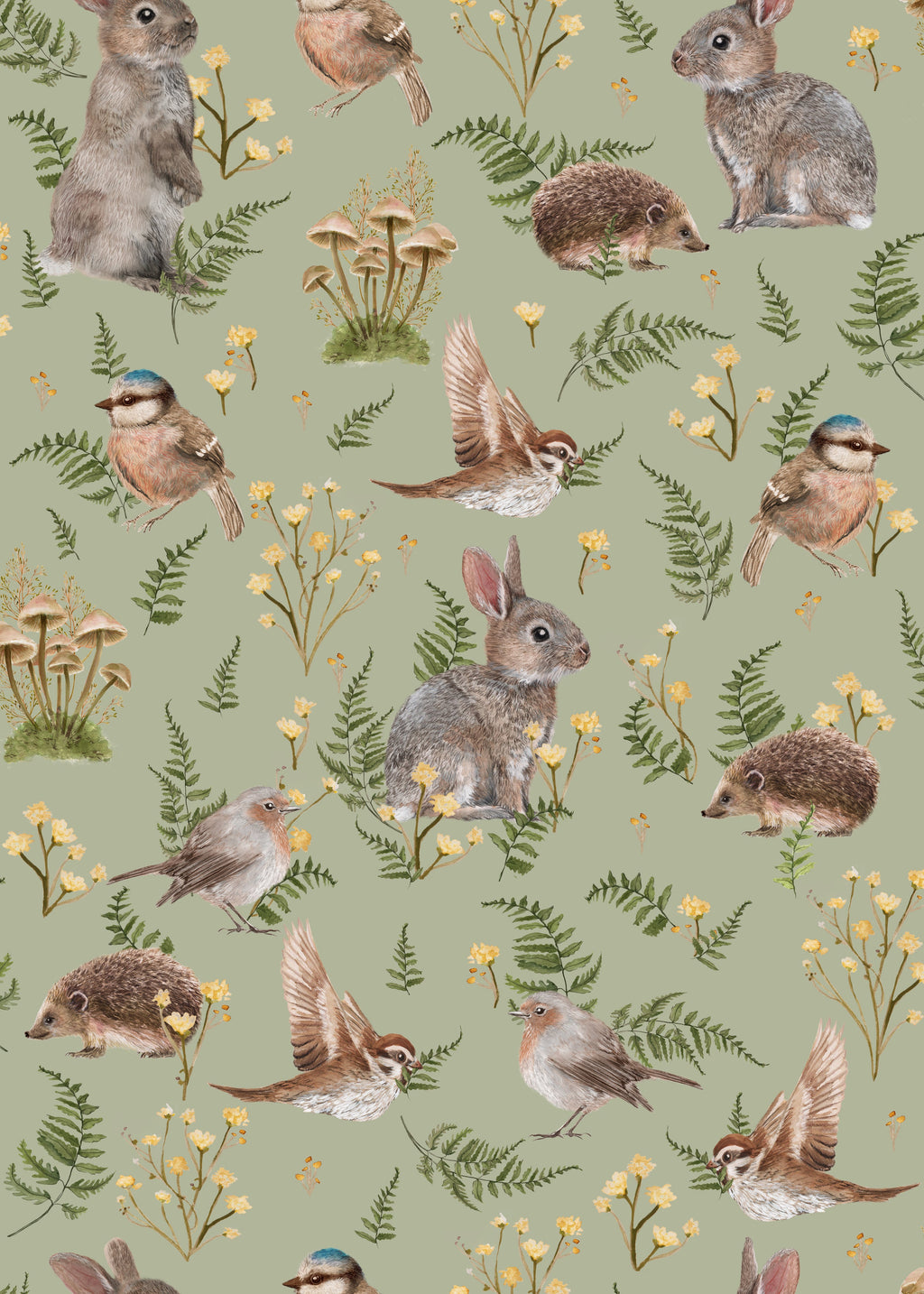 Birds & Bunnies - Peppermint