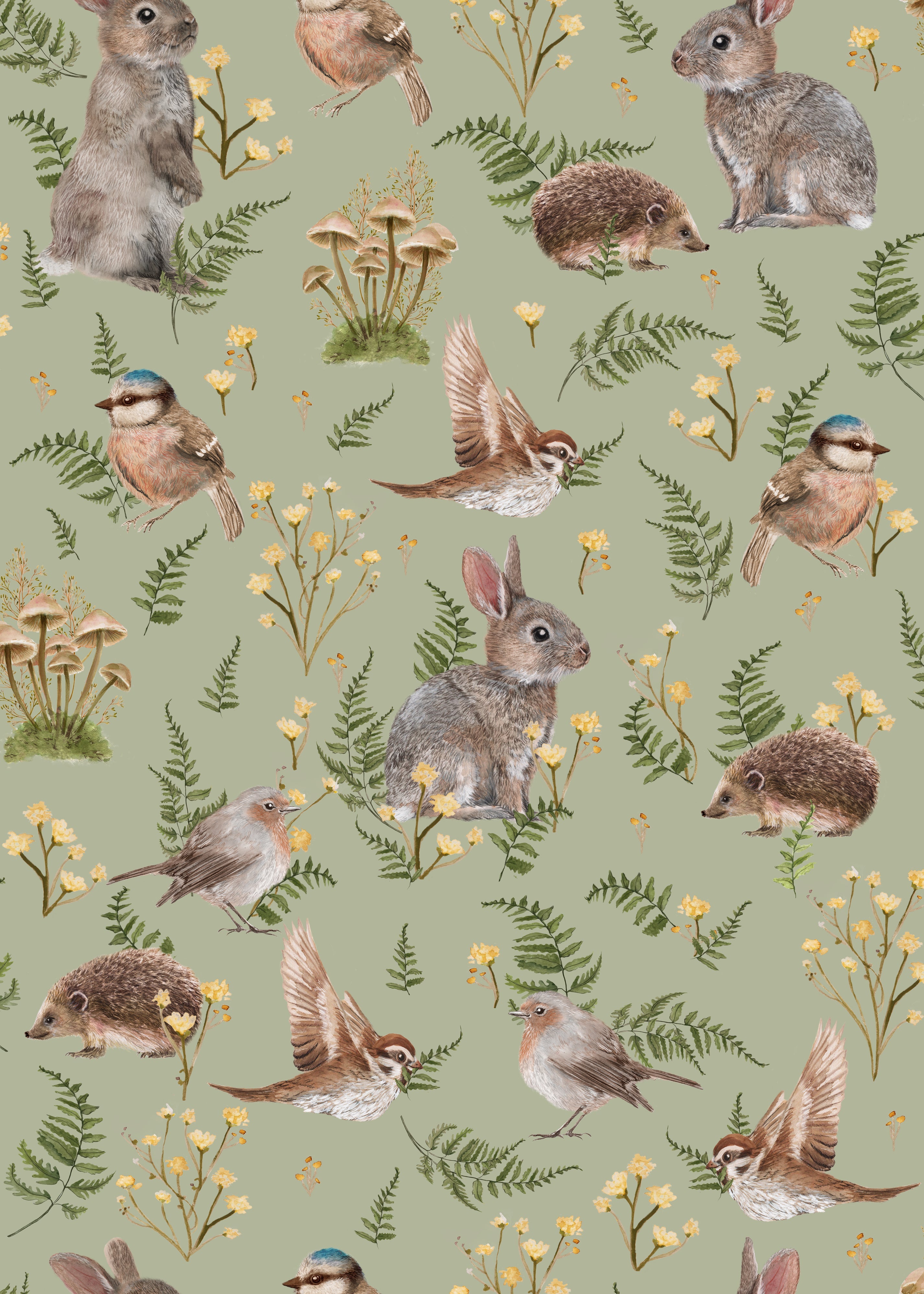 Birds & Bunnies - Peppermint