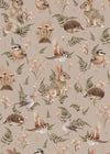 Birds & Bunnies - Dusty Rose