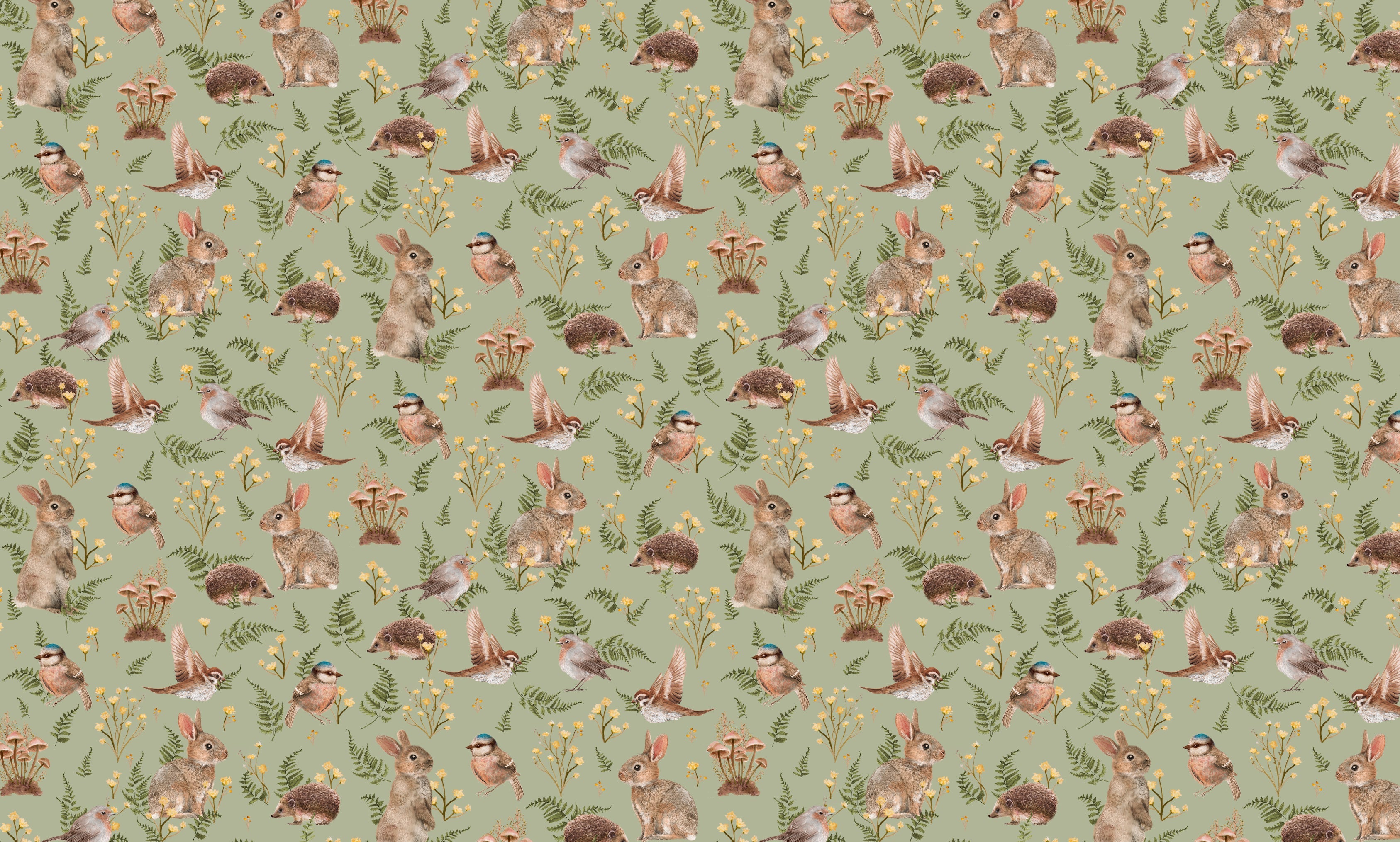 Birds & Bunnies - Peppermint