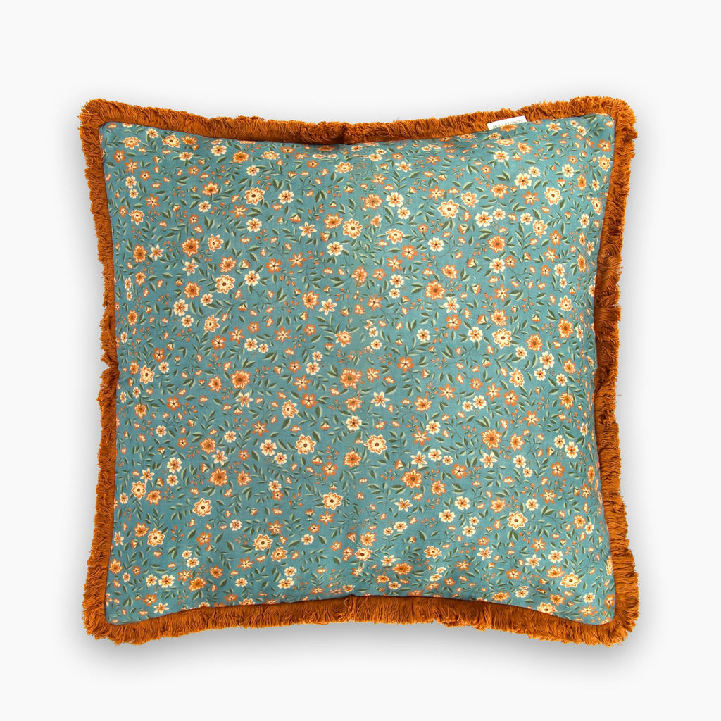 Linen Cushion Cover - Summer Gray - Freja Sky