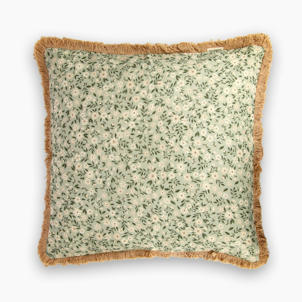Linen Cushion Cover - Summer Gray - Freja Meadow