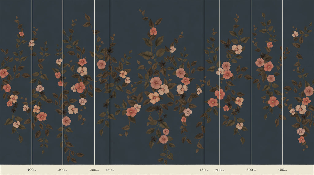 Shadow Blossom - Dark Blue