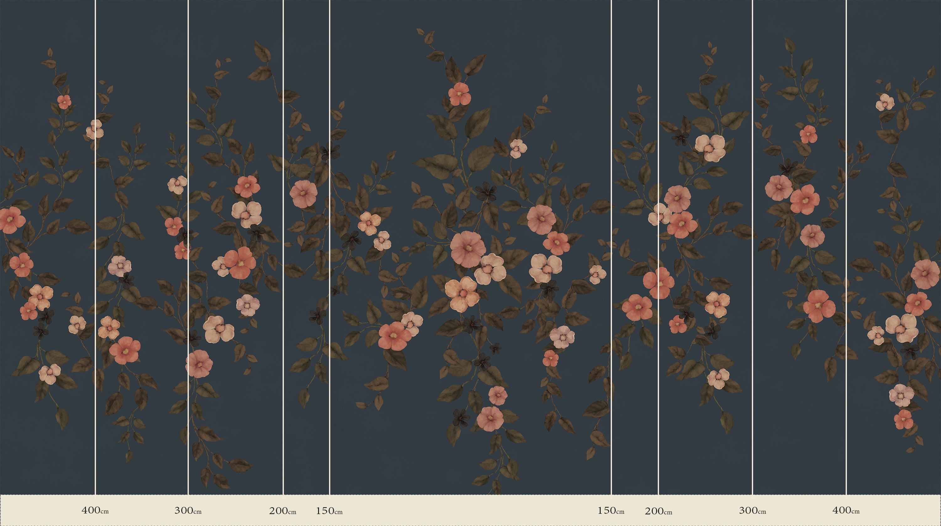 Shadow Blossom - Dark Blue