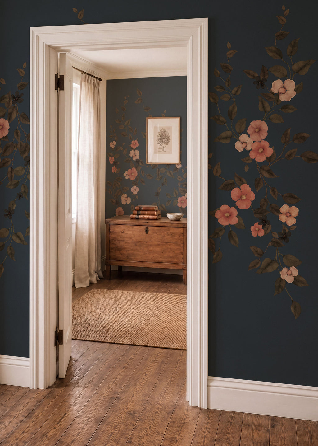 Shadow Blossom - Dark Blue