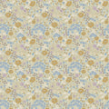 Summer Gray Wallpaper - Doris - Lilac & Mustard (Outlet)