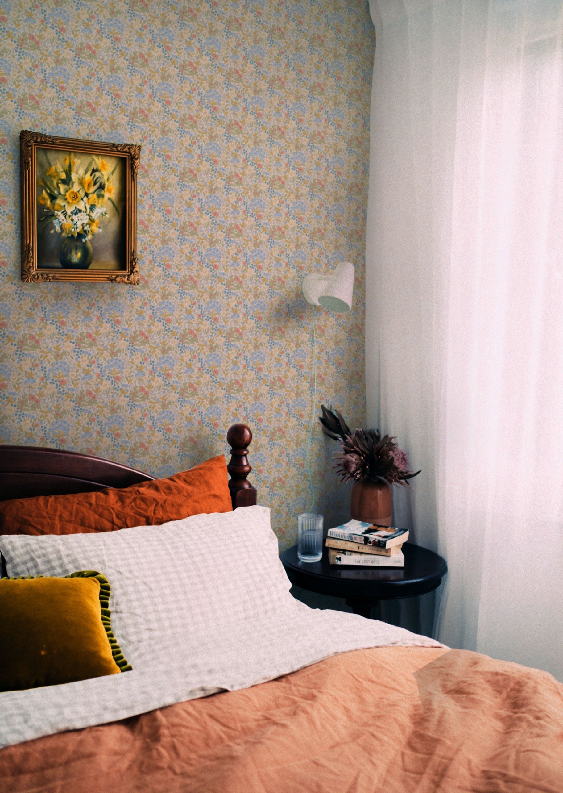 Doris - Blue & Mustard