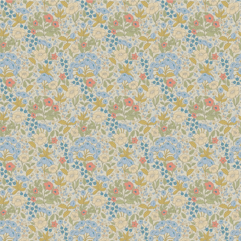 Doris - Blue & Mustard (Outlet)