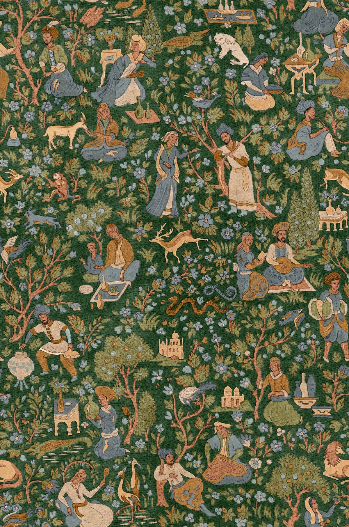 Kalamkari Pistachio
