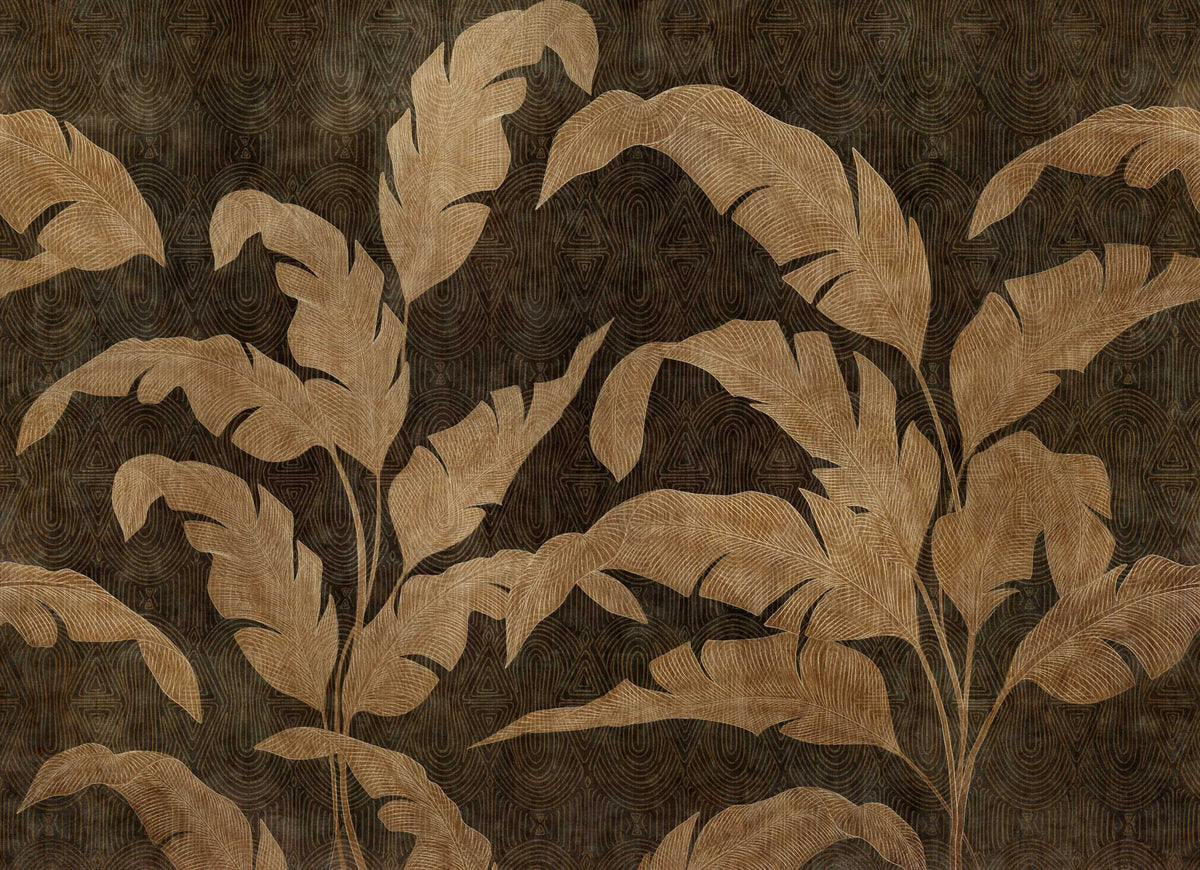 Leaves Shadow Gold