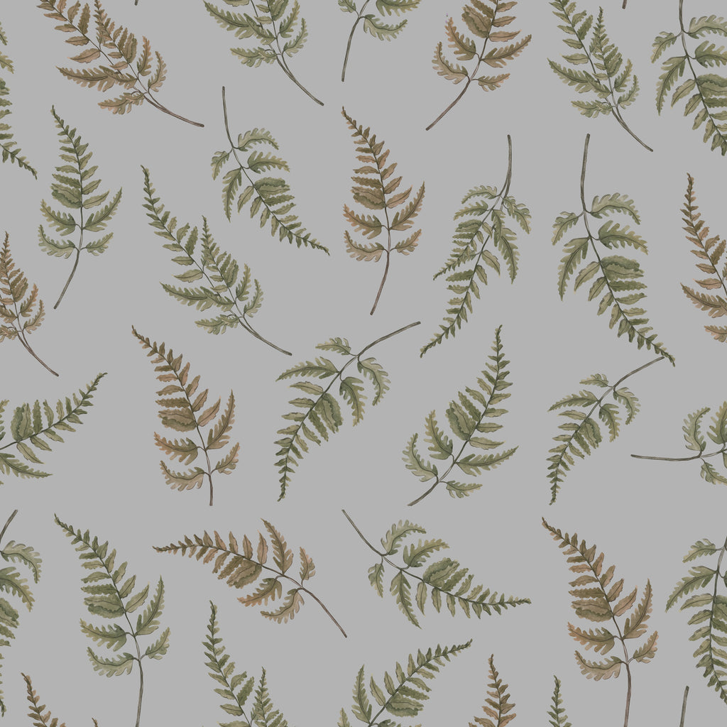 Falling Ferns - Gray