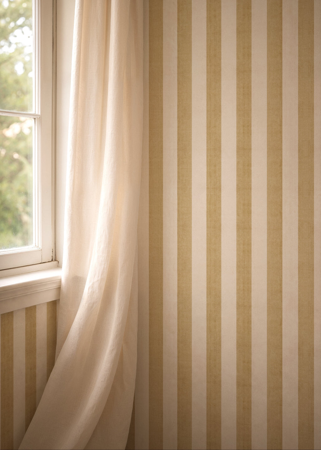 Linen Stripes, Gold