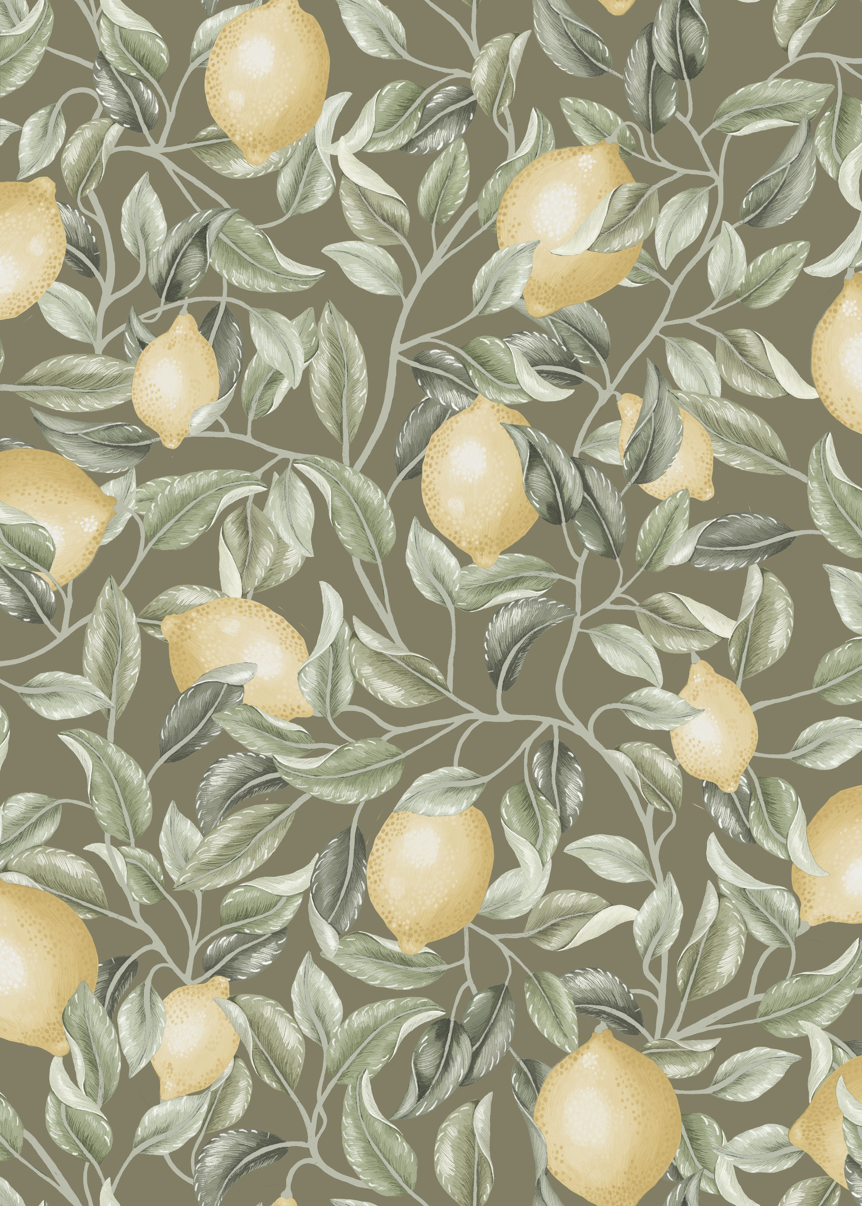 Lemon Trees - Sage Green