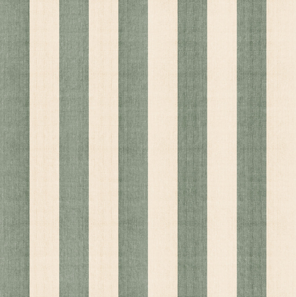 Linen Stripes, Green