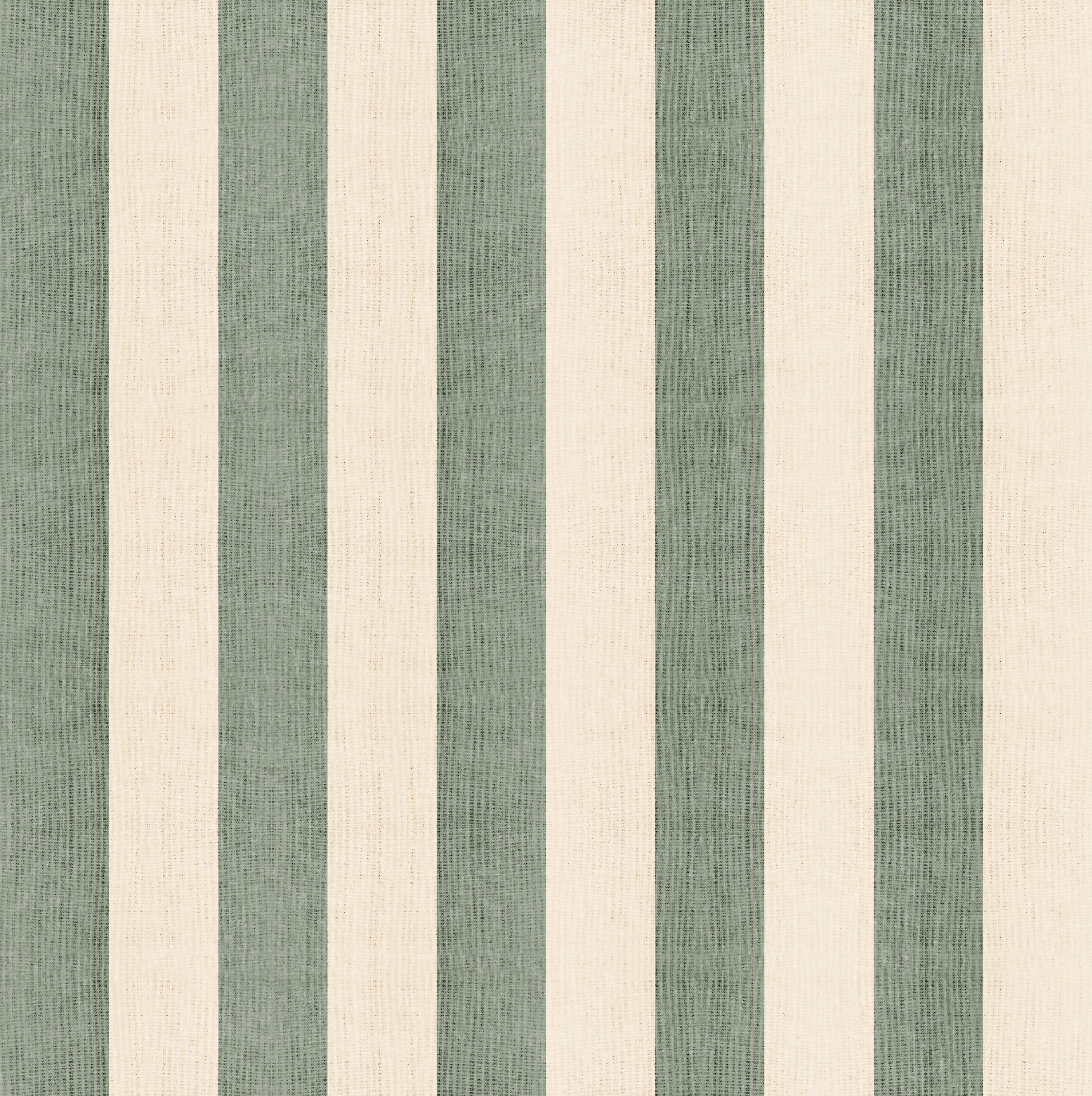 Linen Stripes, Green
