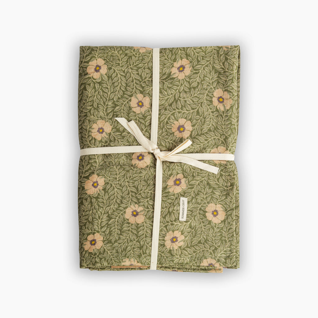 Linen Table Cloth - Summer Gray - Kicki