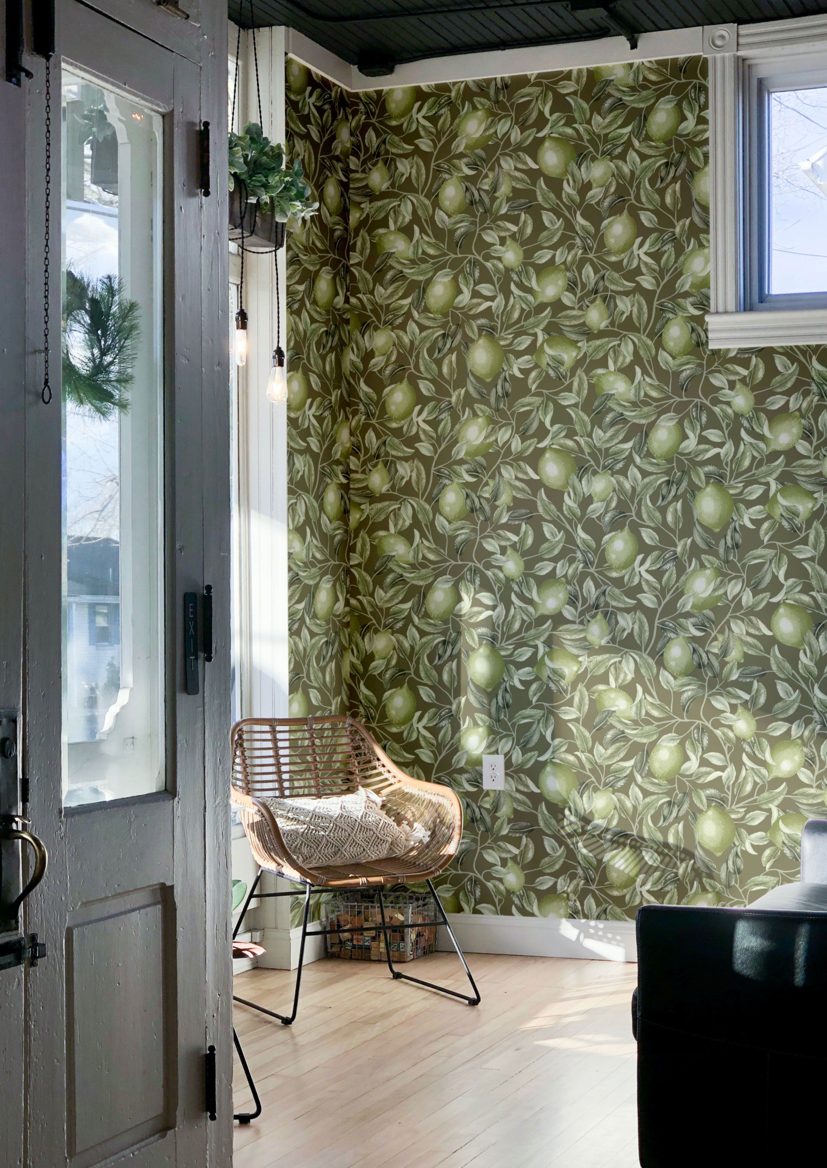 Lemon Trees - Olive Green