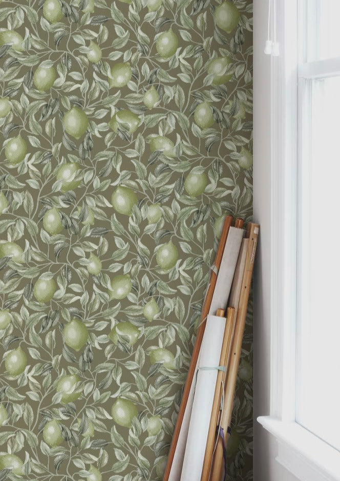 Lemon Trees - Olive Green