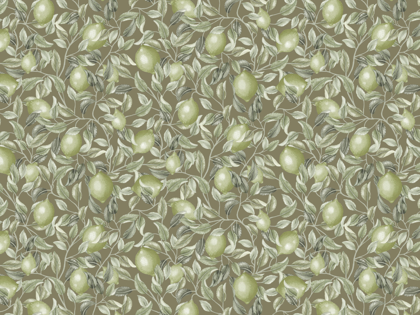 Lemon Trees - Olive Green
