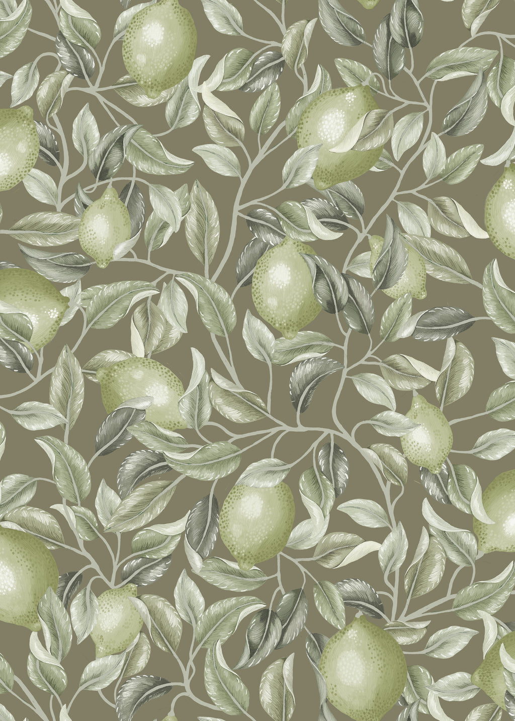 Lemon Trees - Olive Green