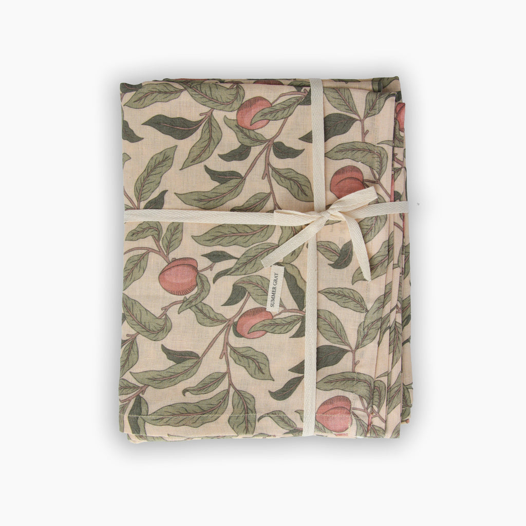 Linen Table Cloth - Summer Gray - Lena