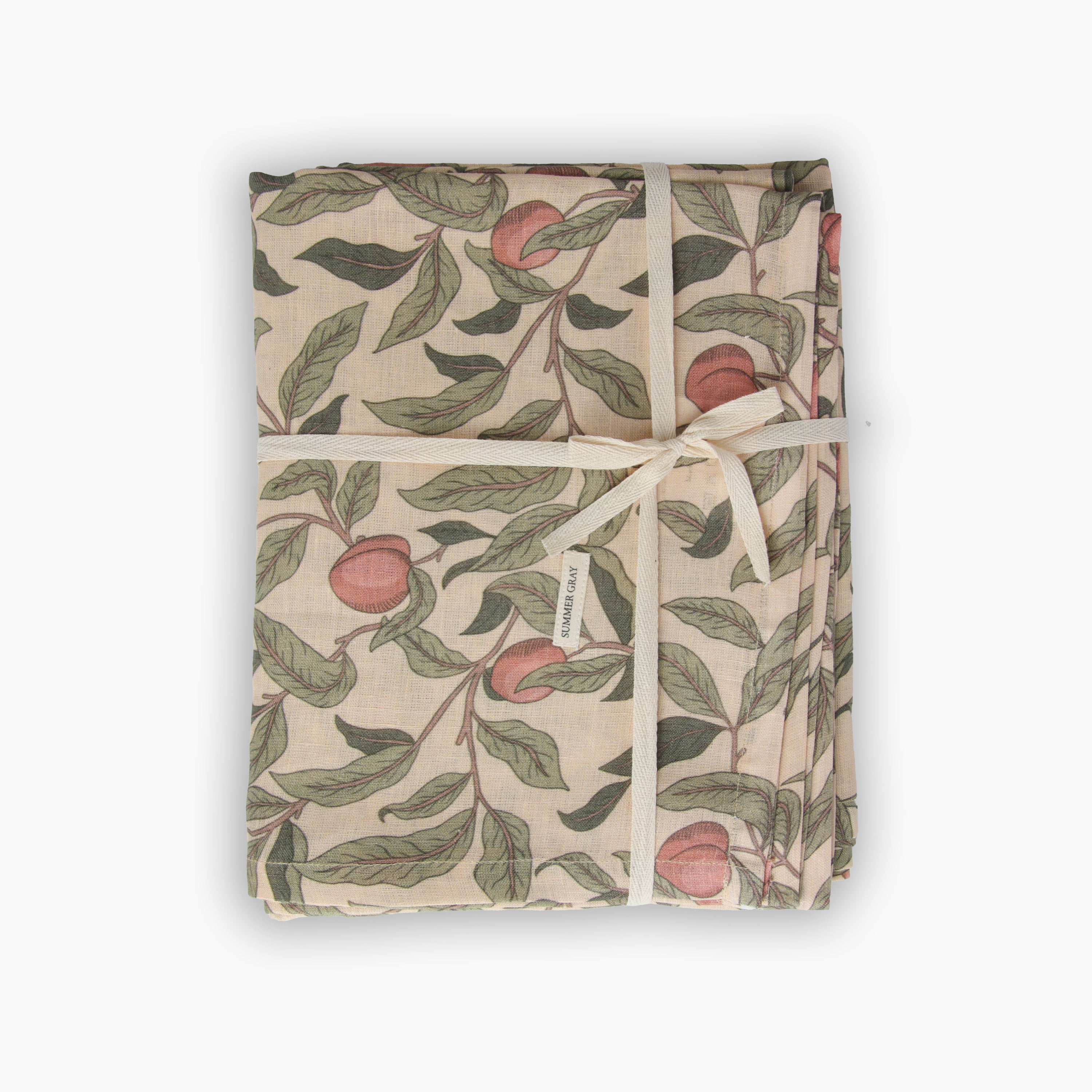 Linen Table Cloth - Summer Gray - Lena
