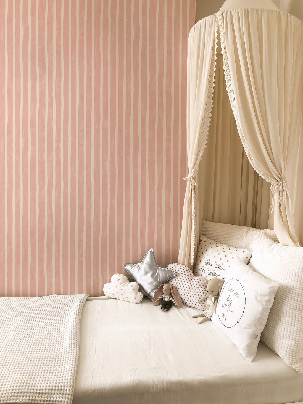 Atelier Stripe, Brush - Pink