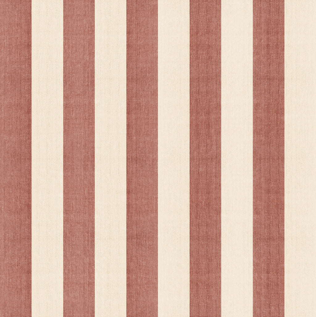 Linen Stripes, Clay Rose